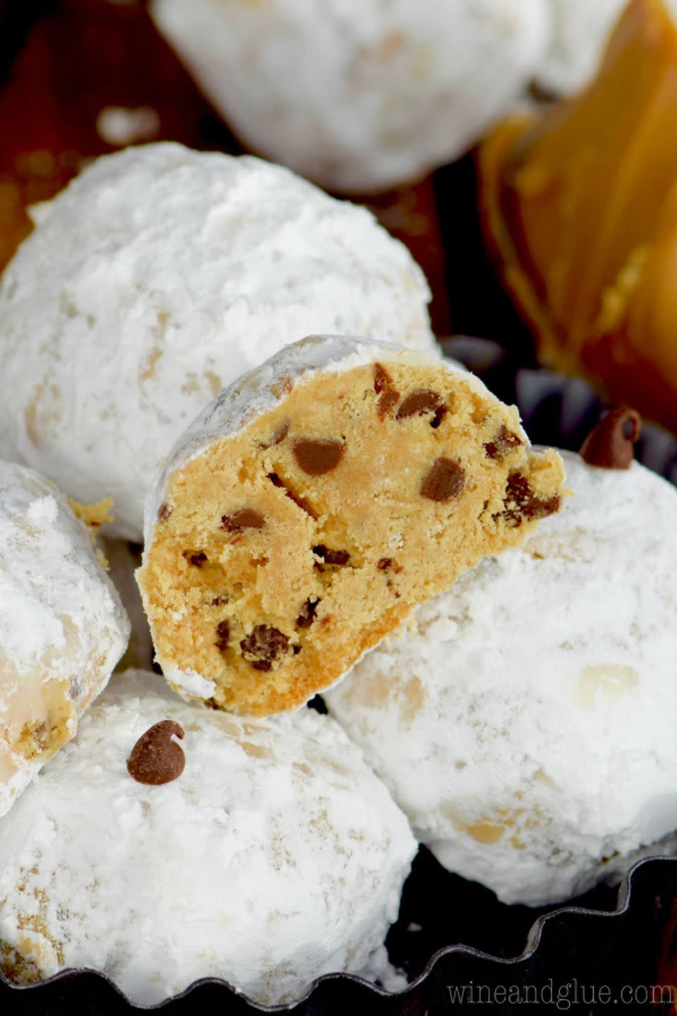 Peanut Butter Snowball Cookies