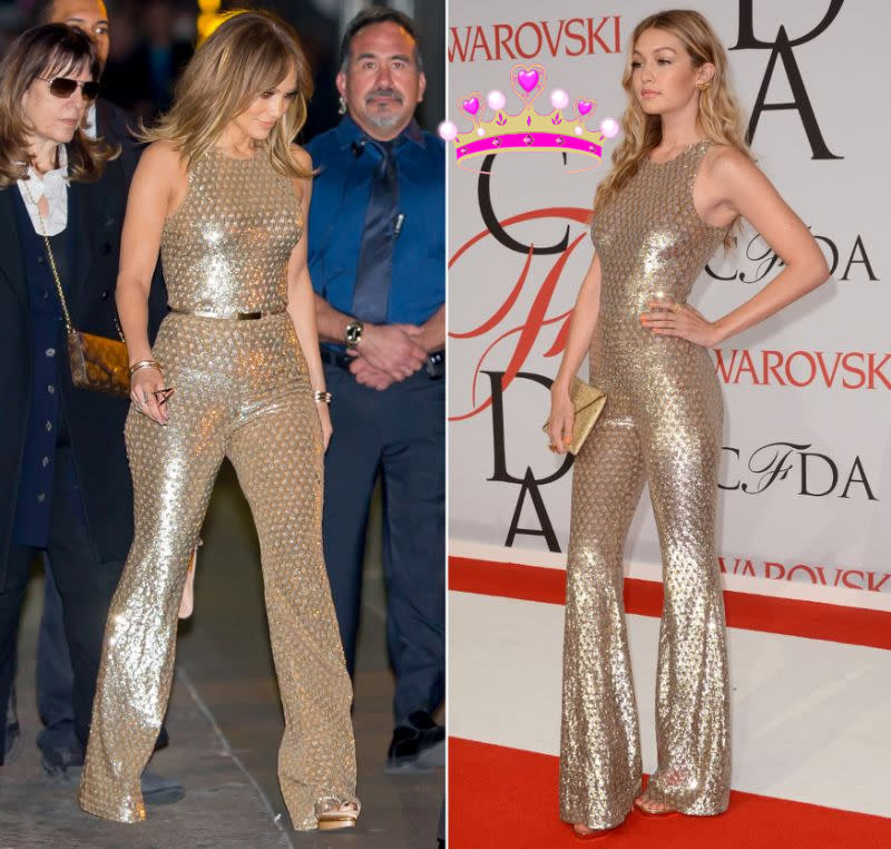 Jennifer Lopez vs. Gigi Hadid