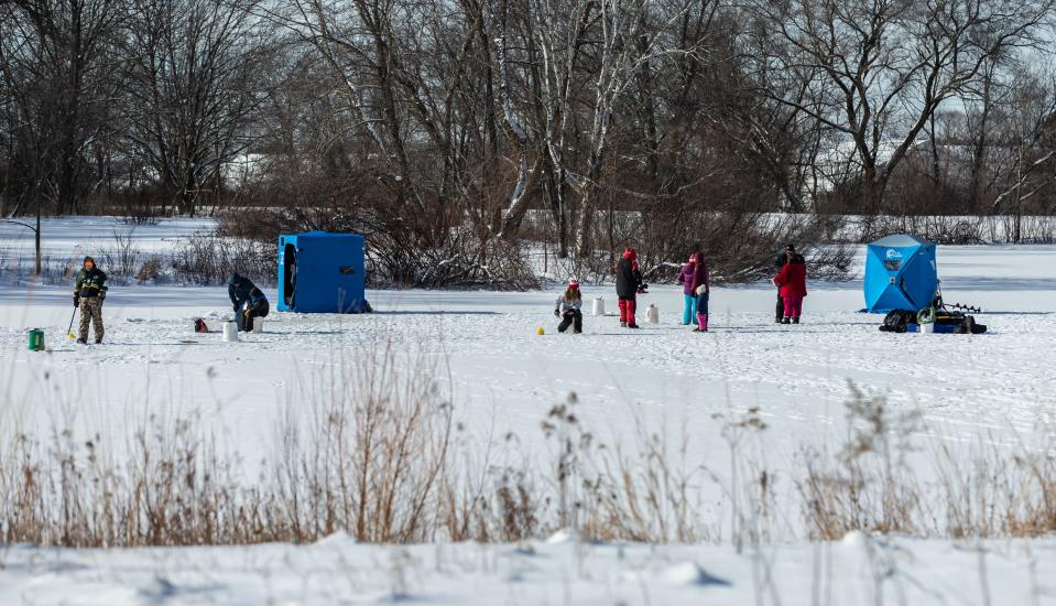 It's not unusual for anglers in southeast Wisconsin fish on ice- and snow-covered lakes at this time of year, but that seems a long way off in the winter of 2023-24.