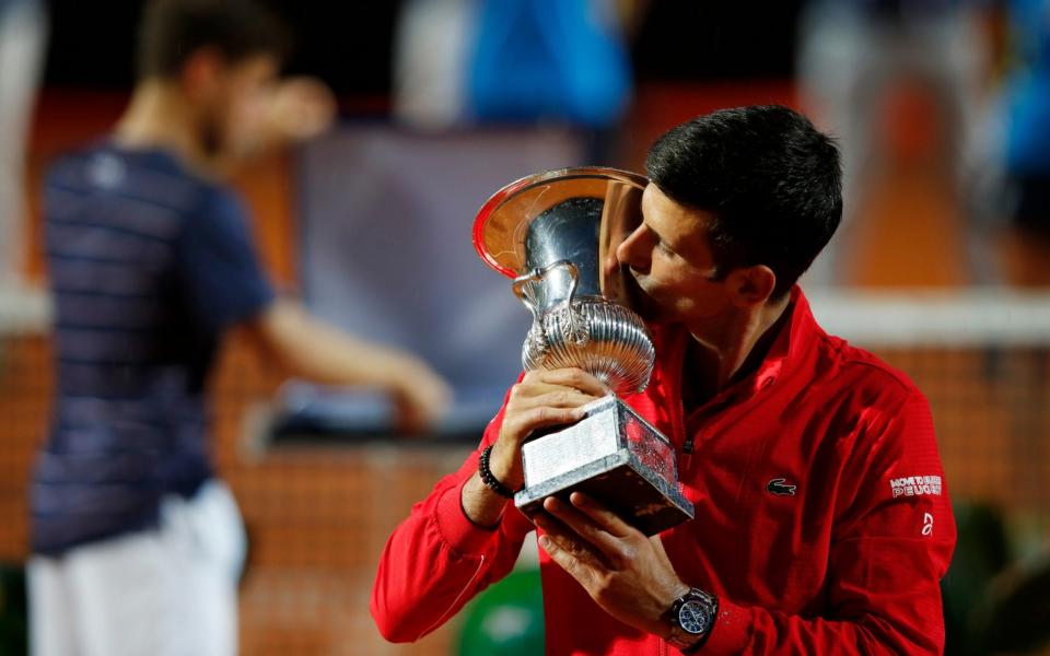 Djokovic warmed up nicely for the French Open with yet another Italian Open crown - GETTY IMAGES