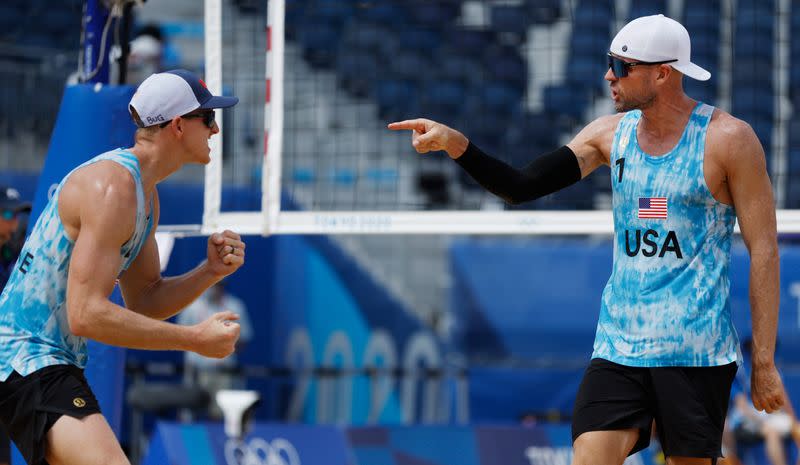 Beach Volleyball - Men - Pool C - USA (Gibb/Bourne) v Switzerland (Heidrich/Gerson)