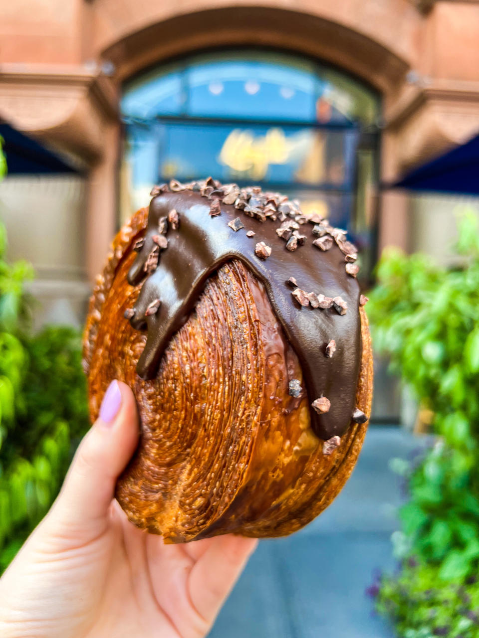 The pain au chocolat “Supreme” is a specialty at Lafayette Bakery.