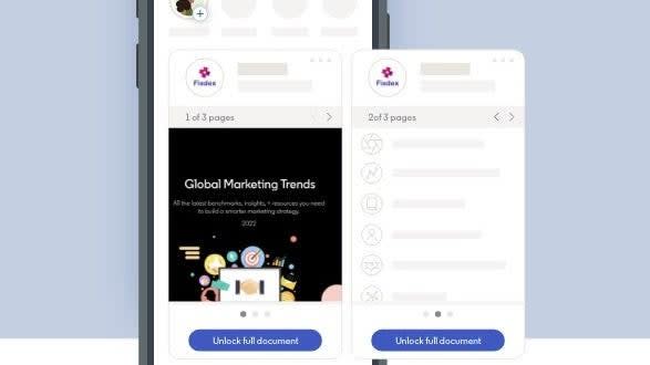 A screenshot of an example of LinkedIn Document Ads