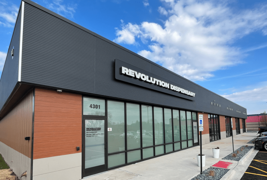 The new Revolution Dispensary in Moline (4301 44th Ave.) opened in December 2023.