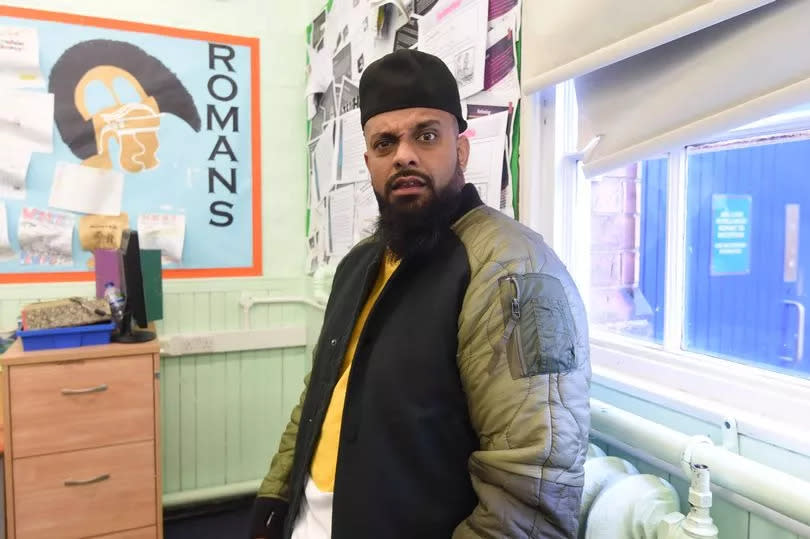 Comedian Guz Khan taught at Grace Academy in Coventry