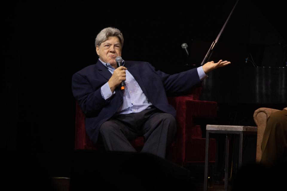 Actor George Wendt talks about his role as "Norm Peterson" during a panel discussion reuniting the cast of "Cheers" at the ATX TV Festival, Friday, June 2, 2023.