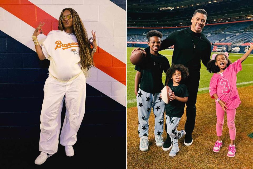 <p>Ciara/Instagram</p> Ciara, Russell Wilson and their children 