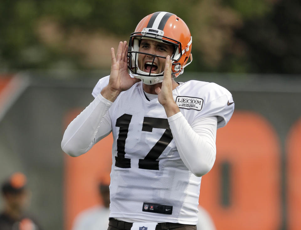 Three years ago, the Cleveland Browns traded for Brock Osweiler in a fairly historic and innovative trade. (AP Photo/Tony Dejak)