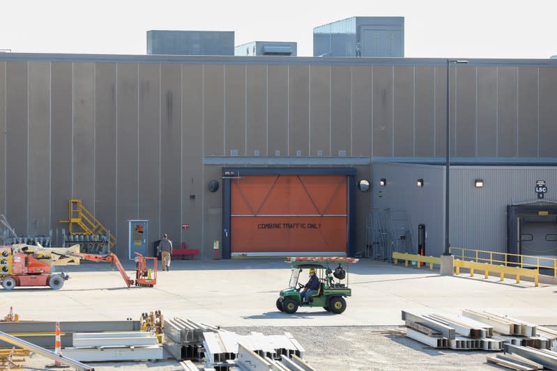 John Deere's Harvester Works facility is seen in East Moline