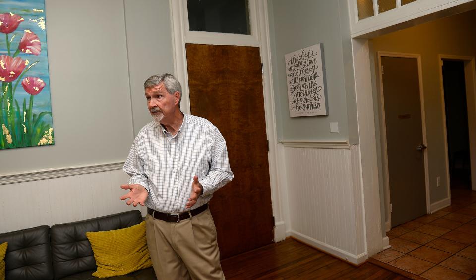 Members of the staff at Miracle Hill Ministries in Spartanburg talk about how their mission is to support the needs of people experiencing homelessness. Jim Hames of Miracle Hill talks about what the staff can do to help people experiencing homelessness.
