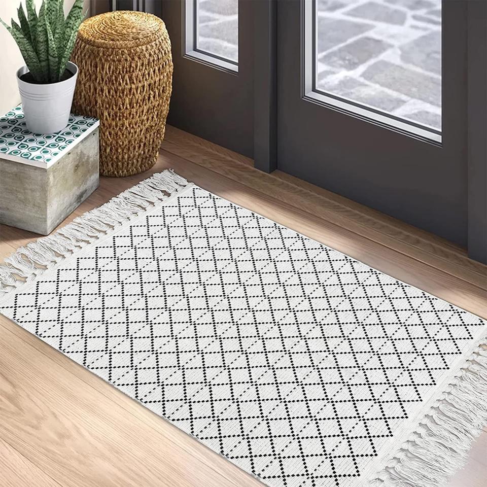 Upgraded Boho Bathroom Rug