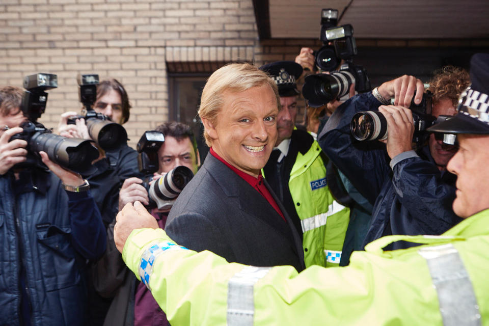 Michael Sheen as Chris Tarrant in Quiz (Credit: ITV/Matt Frost)