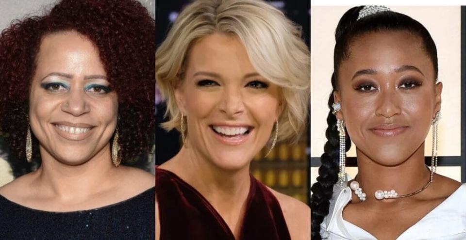 Megyn Kelly Nikole Hannah-Jones Naomi Osaka thegrio.com