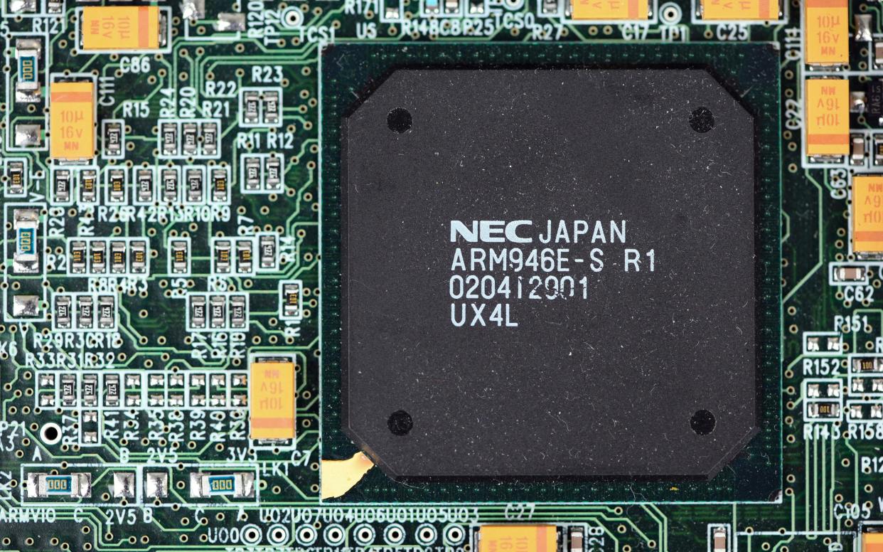 Arm holdings' founder has issued a warning on China's microchip capabilities  - © 2011 Bloomberg Finance LP