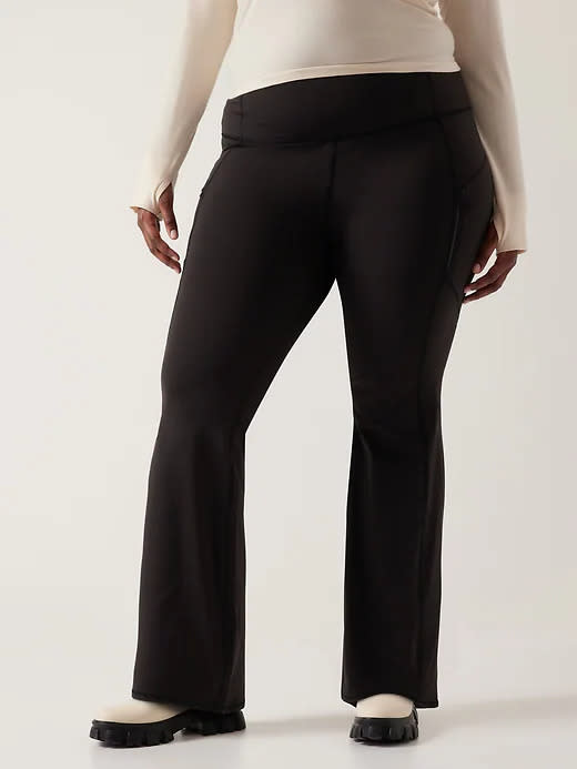 Lululemon Add Flare High Rise Crop *21 - Black - lulu fanatics