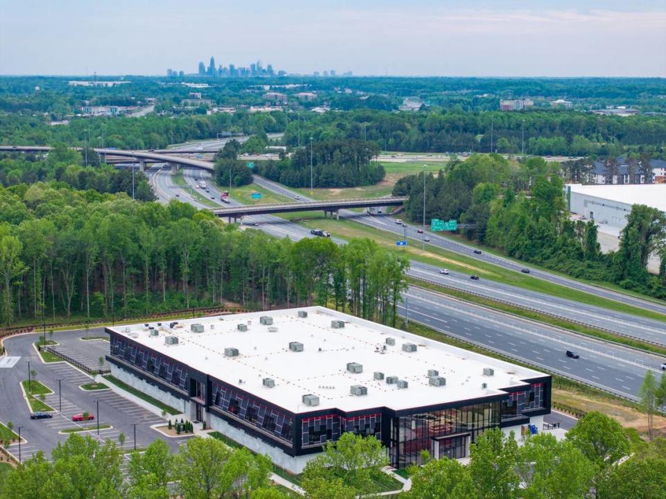 23XI Racing’s new “Airspeed” facility sits roughly 11 miles from uptown Charlotte.