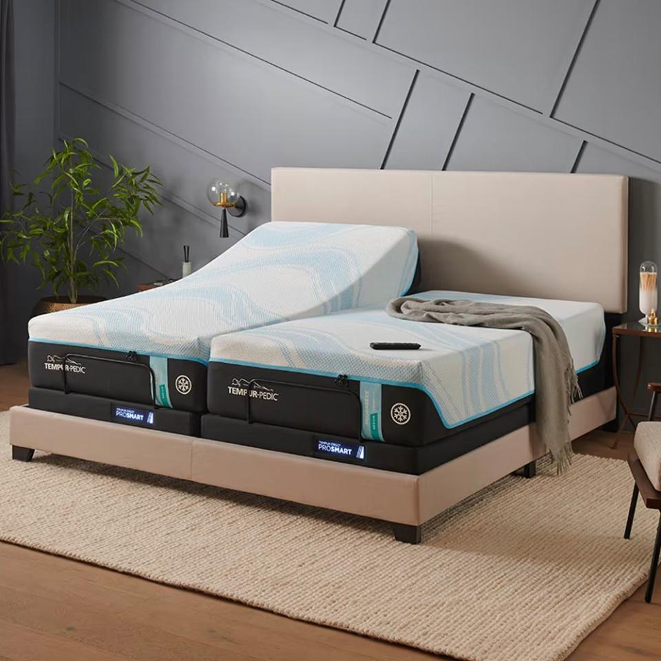 <p><a href="https://go.redirectingat.com?id=74968X1596630&url=https%3A%2F%2Fwww.tempurpedic.com%2Fbases-and-foundations%2Fpower-bases%2Fv%2F3410&sref=https%3A%2F%2Fwww.bestproducts.com%2Fhome%2Fg35877783%2Fadjustable-bed-frames%2F" rel="nofollow noopener" target="_blank" data-ylk="slk:Shop Now;elm:context_link;itc:0;sec:content-canvas" class="link ">Shop Now</a></p><p>Ergo Extend Smart Base Bed Frame</p><p>tempurpedic.com</p><p>$2299.00</p>