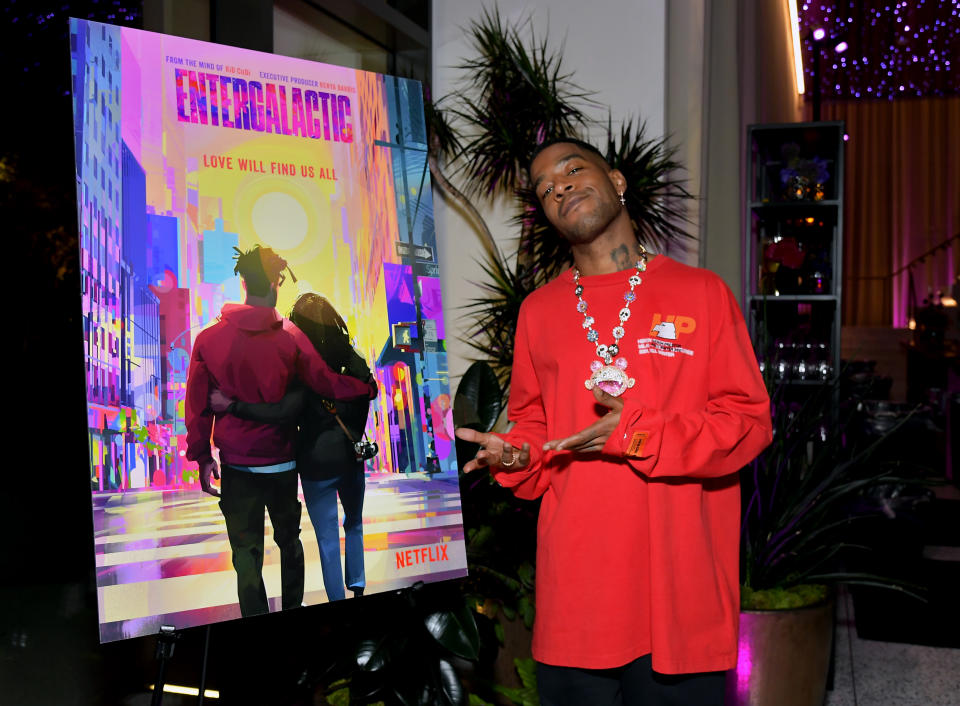 LOS ANGELES, CALIFORNIA - OCTOBER 10: Scott "Kid Cudi" Mescudi attends the Los Angeles screening & reception for Netflix's "Entergalactic" at Netflix Tudum Theater on October 10, 2022 in Los Angeles, California. (Photo by Charley Gallay/Getty Images for Netflix)