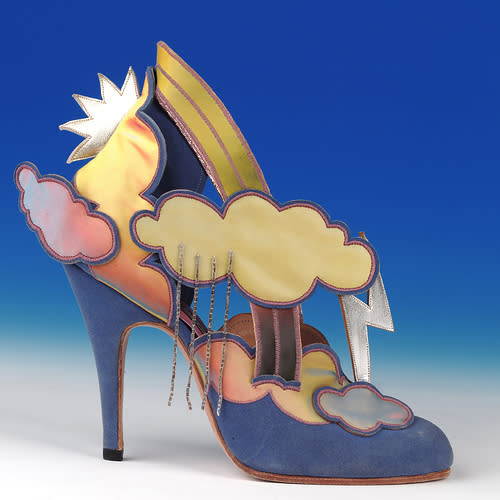 Cloud & Rainbow High Heel designed by Thea Cadabra (1984)