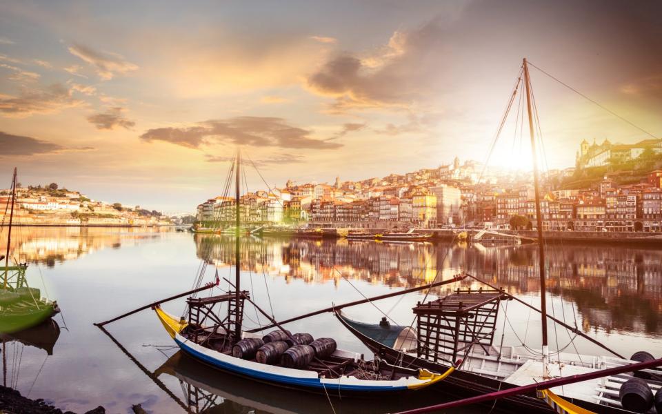 Porto seen from the Douro river - Leo Patrizi/E+