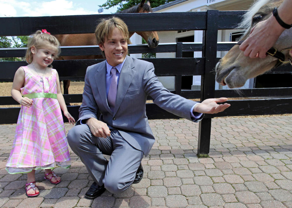 Dannielynn Birkhead and Larry Birkhead (Charlie Riedel / AP)