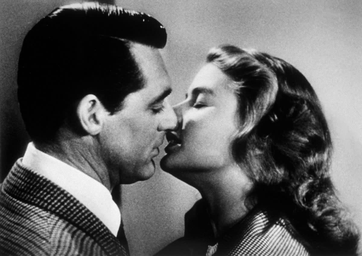 Cary Grant and Ingrid Bergman in Hitchcock's 1946 spy thriller, Notorious (Getty Images)