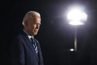 Former Vice President and Democratic presidential candidate Joe Biden speaks during a presidential candidates forum sponsored by AARP and The Des Moines Register, Monday, July 15, 2019, in Des Moines, Iowa. (AP Photo/Charlie Neibergall)