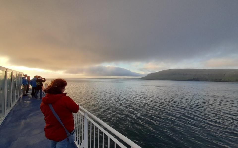 MV Norröna arriving in the Faroe Islands - Mark Stratton