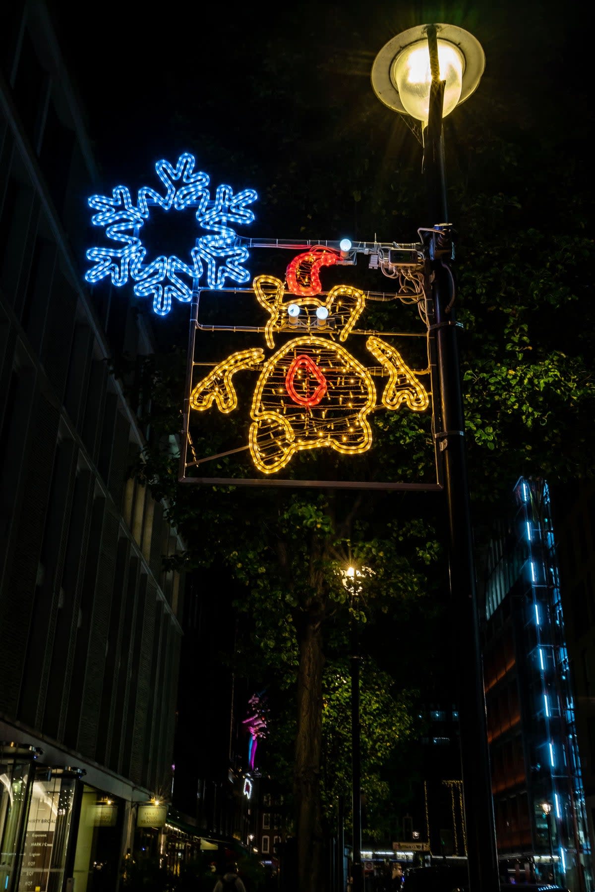 The winning festive designs included a patterned Christmas bauble by six-year-old Emberly, and a reindeer in a Christmas hat by Vesper (Tunde Valiszka)