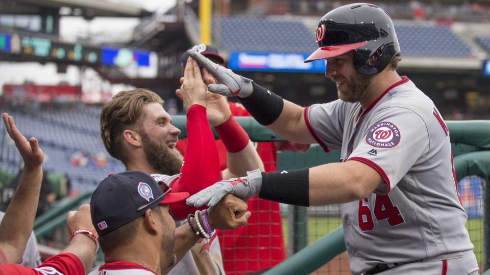 Nationals catcher Spencer Kieboom lost his tooth just moments before hitting his first major league home run.