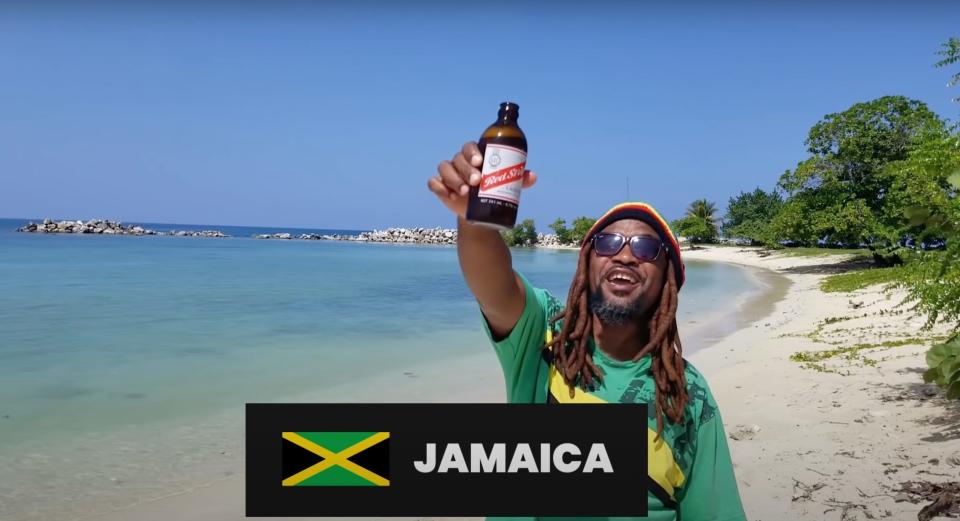 "Cheers" from Jamaica