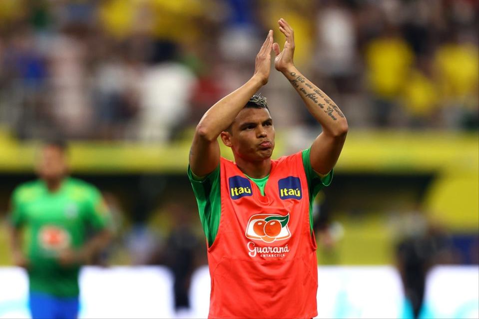 Thiago Silva captained Brazil against Uruguay on Friday morning (Getty Images)