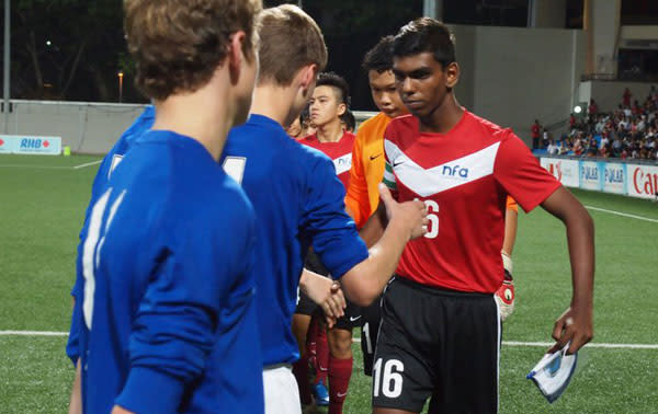 Jeffrey felt that Dhukhilan did very well in leading the team. (Photo by Football Association of Singapore)