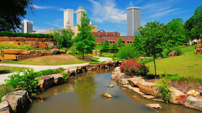 Tulsa downtown skyline