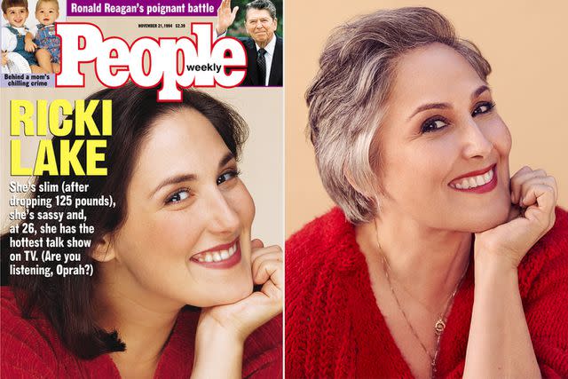 <p>Right: Ramona Rosales</p> Ricki Lake in 1994 and now