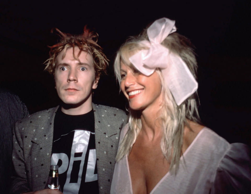 John Lydon and wife Nora Forster, New York, circa 1980s,