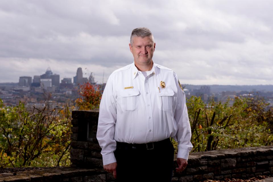 Cincinnati Fire Department Assistant Chief Matthew Flagler was incident commander for the Cincinnati Fire Department when Damar Hamlin collapsed during the football game between the Buffalo Bills and Cincinnati Bengals at Paycor Stadium in January.