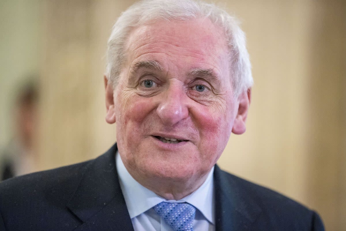 Former taoiseach Bertie Ahern  (PA Wire)