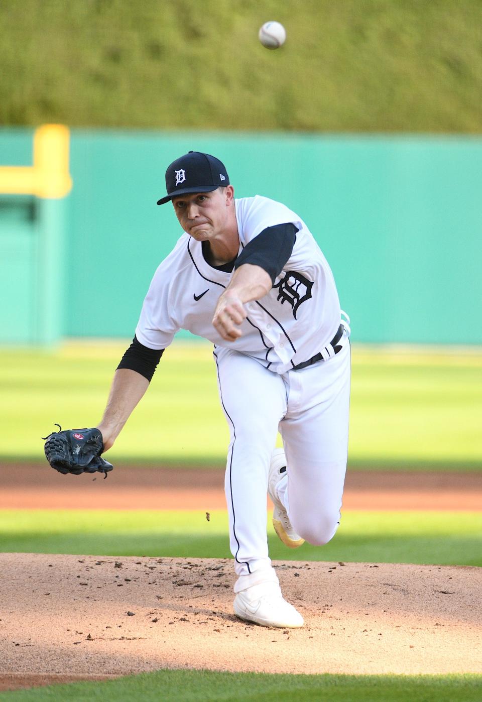 Detroit Tigers starting pitcher Tarik Skubal throws a pitch during the first inning against the Chicago White Sox at Comerica Park, June 11, 2021.