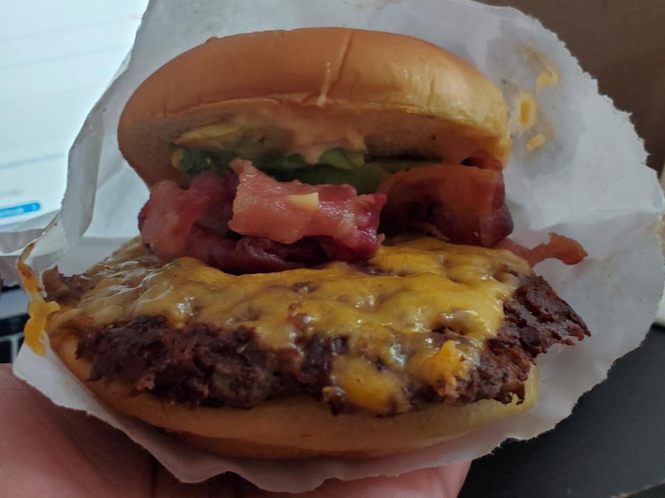 Avocado Bacon Burger from Shake Shack.