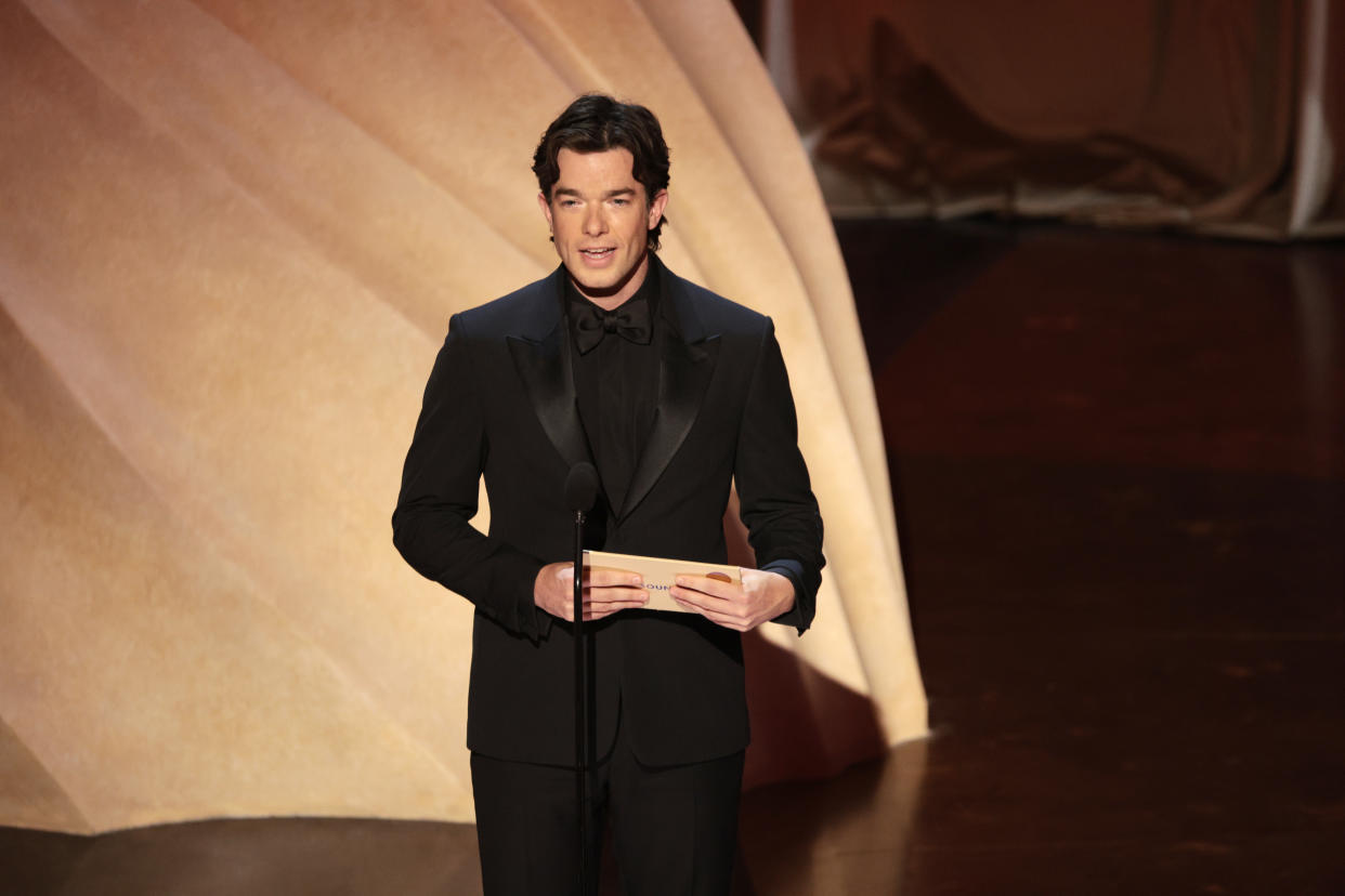 John Mulaney during the live telecast of the Academy Awards in 2024.