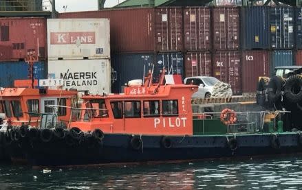 「永華6號」引水船遭香港籍貨輪「騏龍輪」撞沉，造成2人溺斃。（翻攝自國家運輸安全委員會調查報告）