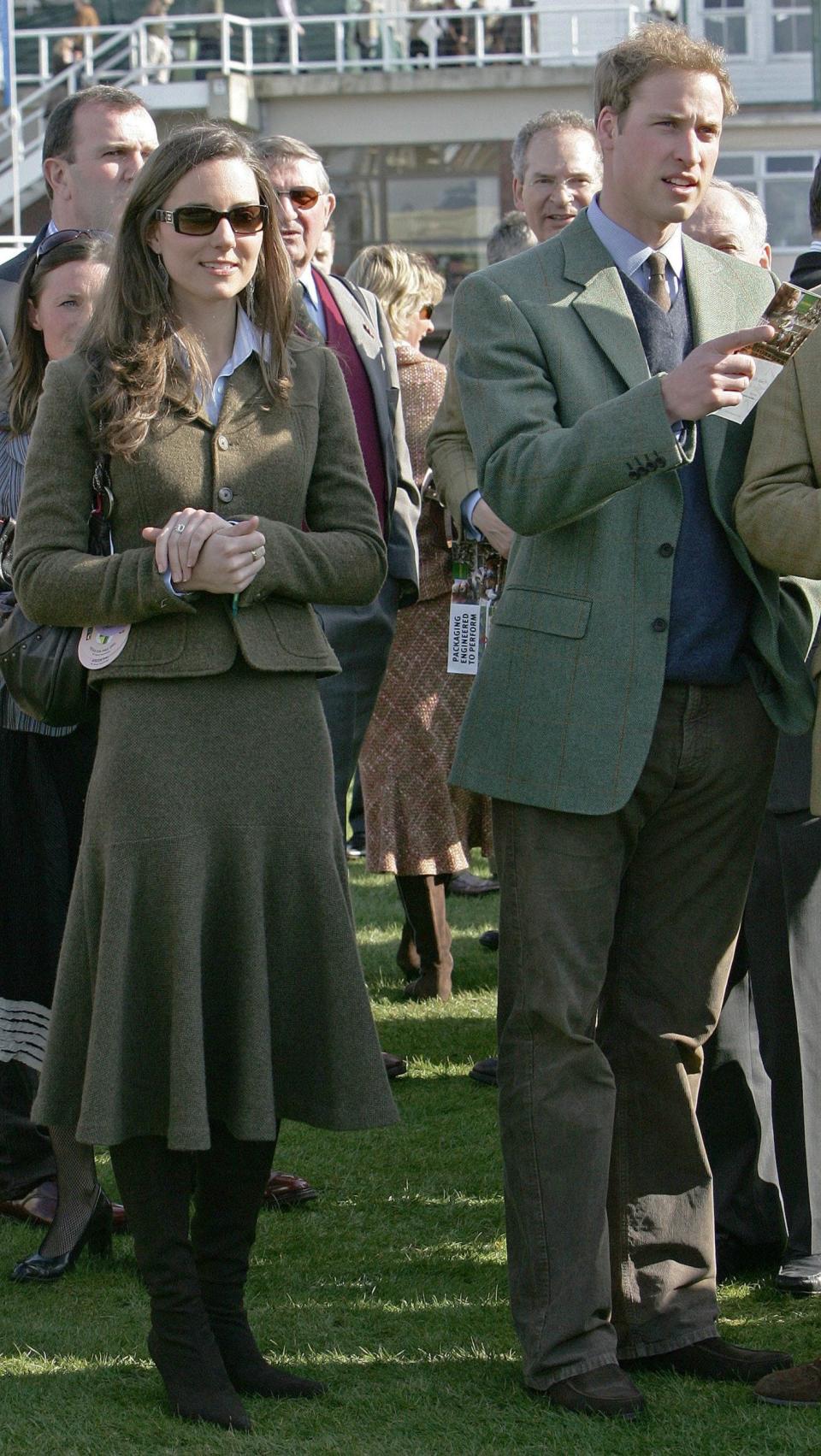 Kate Middleton Prince William Duke Duchess of Cambridge best Royal fashion at Cheltenham Festival horse race over the years pictures photos royal family uk - Getty Images