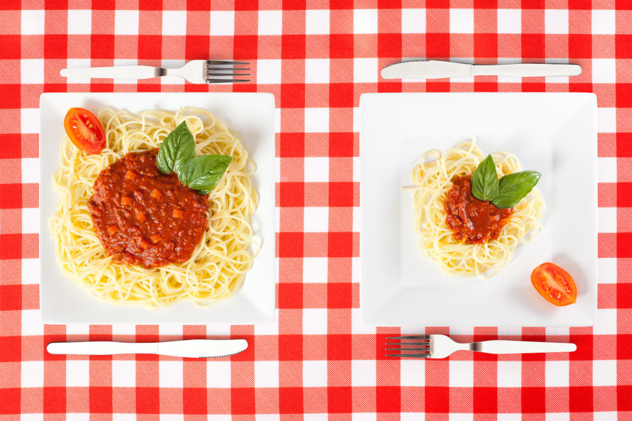 Wie groß darf eine Portion Spaghetti sein? Eine britische NGO will es wissen. (Bild: Getty Images)