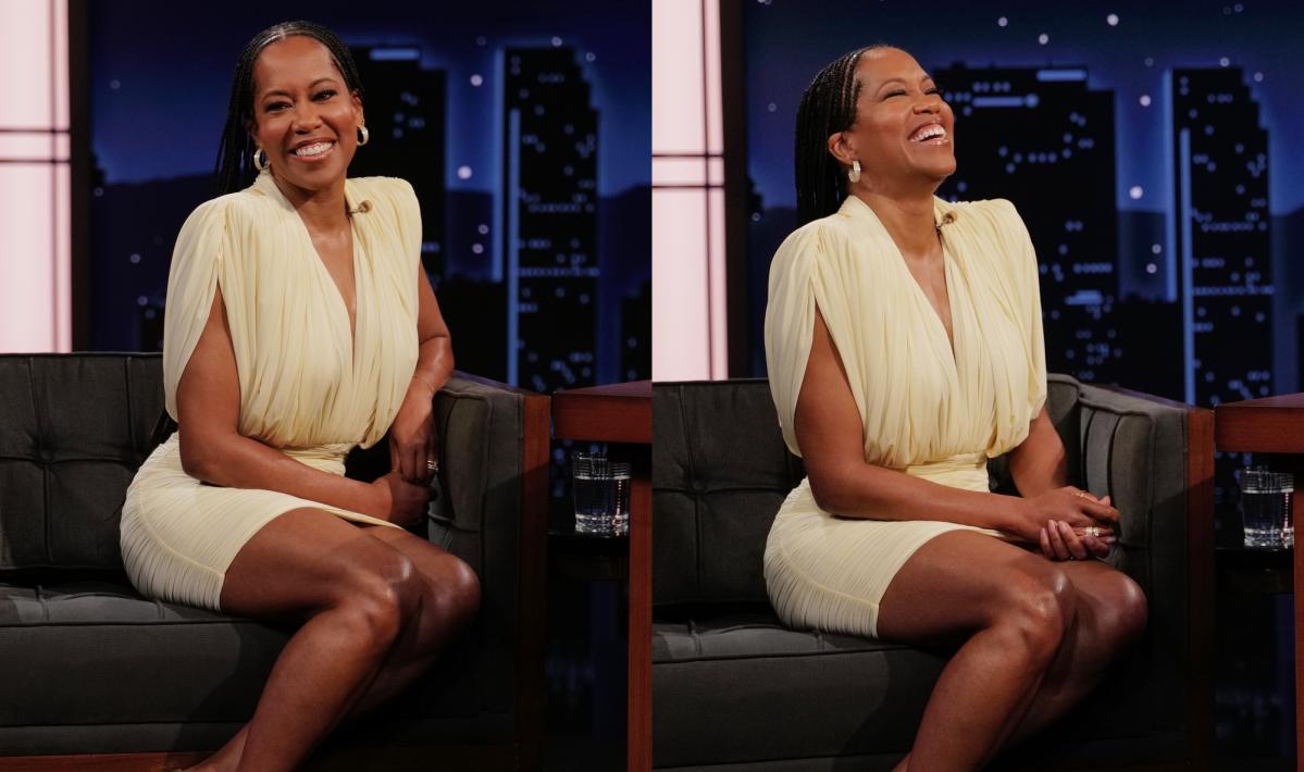 Regina King Wears a Terrifying, Boob Destroying Dress