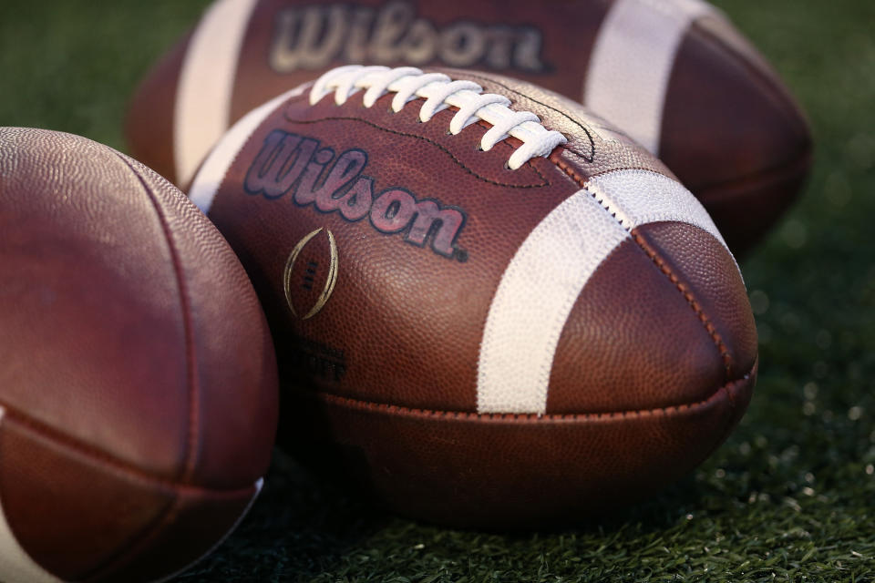 A Michigan high school football team has been barred from holding on-field prayer circles for their coach’s four-year-old daughter. (Photo by Dylan Buell/Getty Images)