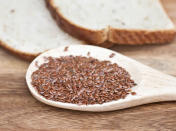 Flaxseeds are one of the richest sources of natural omega-3 fatty acids, that helps build immunity and prevent age-related macular degeneration in the eyes.