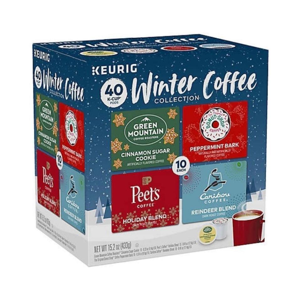 29) Keurig Winter Coffee Variety Pack K-Cup Pods, 40-Count
