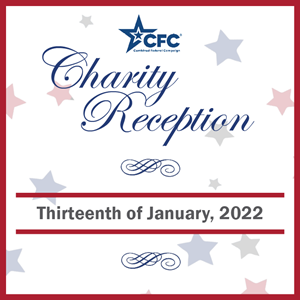 The CFCNCA will host a Charity Reception on Jan. 13.