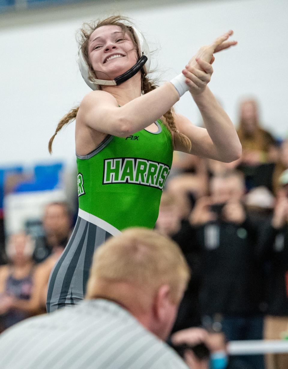 Harrison's Chloe Dearwester, a two-time state champion, is the No. 9 girls wrestler in the nation at 106 pounds.